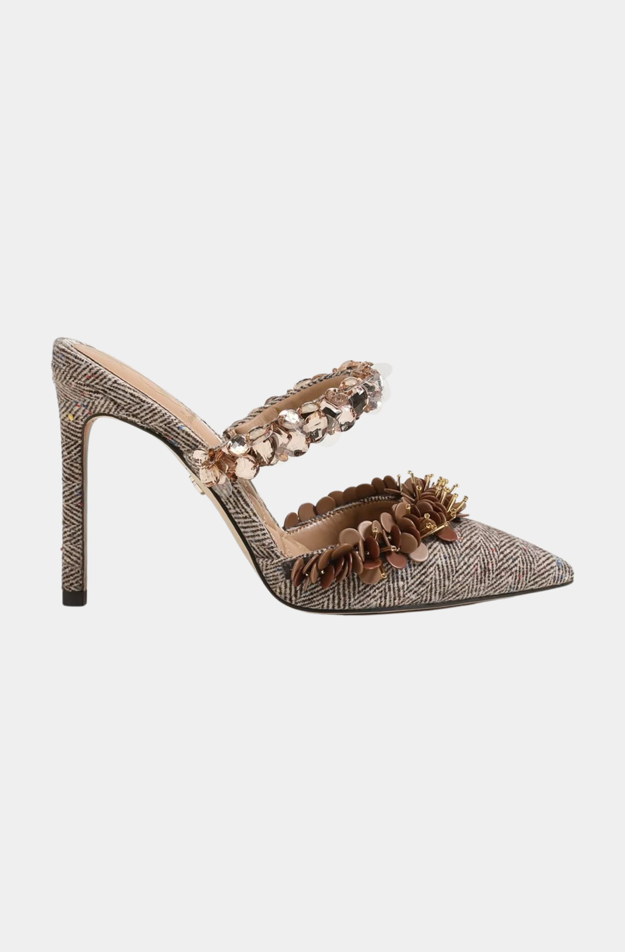 Athena Stiletto Heel, side profile showcasing pointed toe